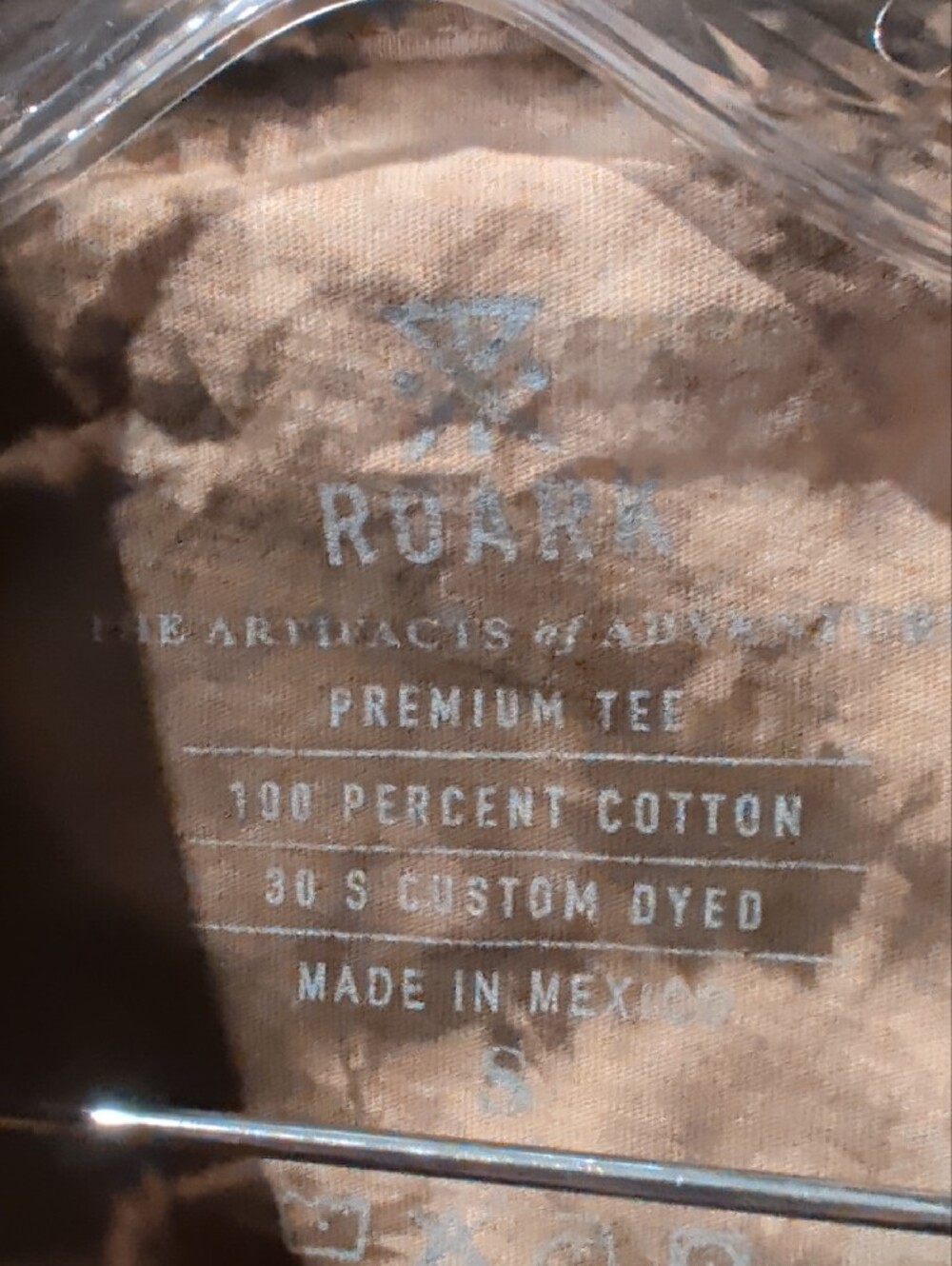 Roark Tie-Dye Crewneck Shirt - Beige & Black - Picture 2 of 4